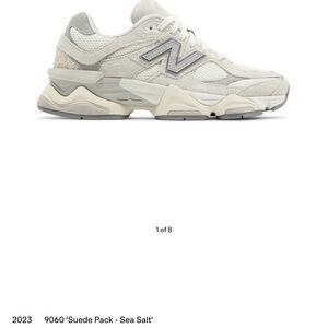 New Balance Athletic Shoes in Cream and Gray